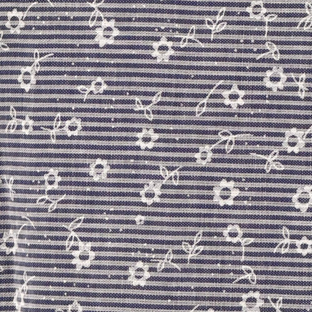 Court Rowe Cottagecore Top Bell Sleeve NEW Medium Floral Lace Striped‎ Regency - Picture 7 of 8